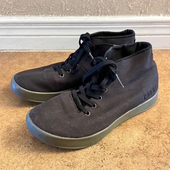 NOBULL Canvas Mid Trainer Black Ivy Mens 6.5 Womens 8 Training Shoes Sneaker main image 6